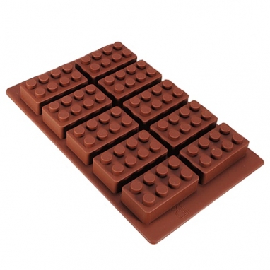 Forma do czekoladek kształt klocki lego
